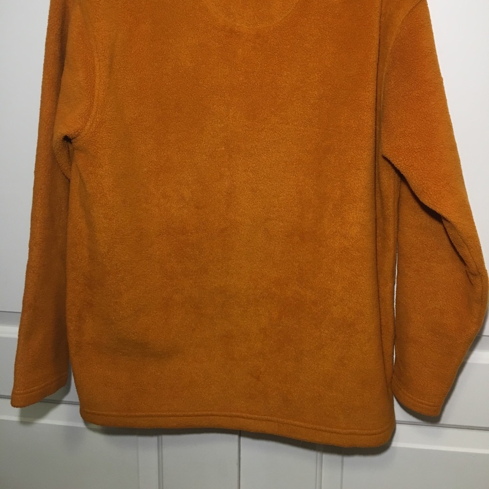 Mens Basic Editions Burnt Orange Fuzzy pullover - Picture 7 of 8